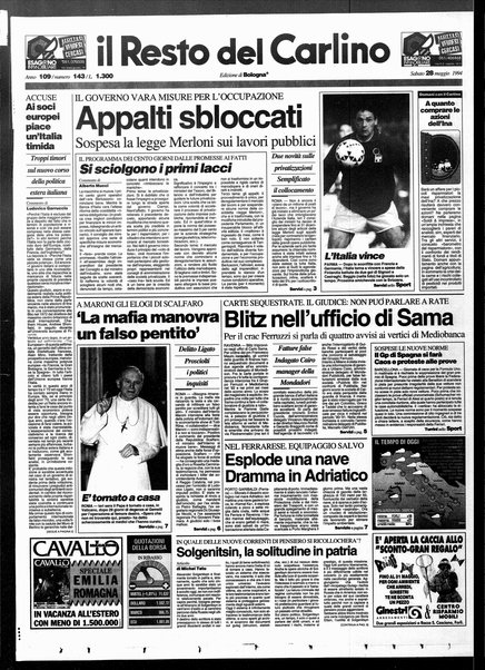 Il Resto del Carlino : giornale dell'Emilia